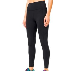 Black speedup Lululemon leggings